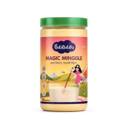 ম্যাজিক মিঙ্গেল – শিশুর জন্য ন্যাচারাল পাওয়ার বুস্টার ড্রিংক মিক্স | গুটিগুটিপা