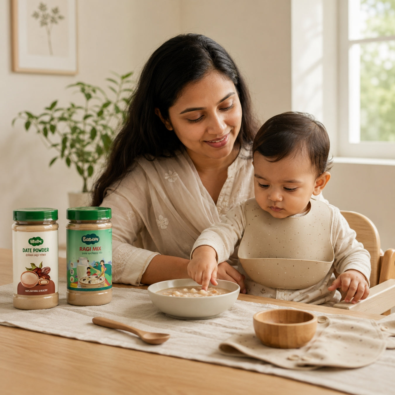 Sprouted Ragi Mix + Dates Powder Combo | 6M+